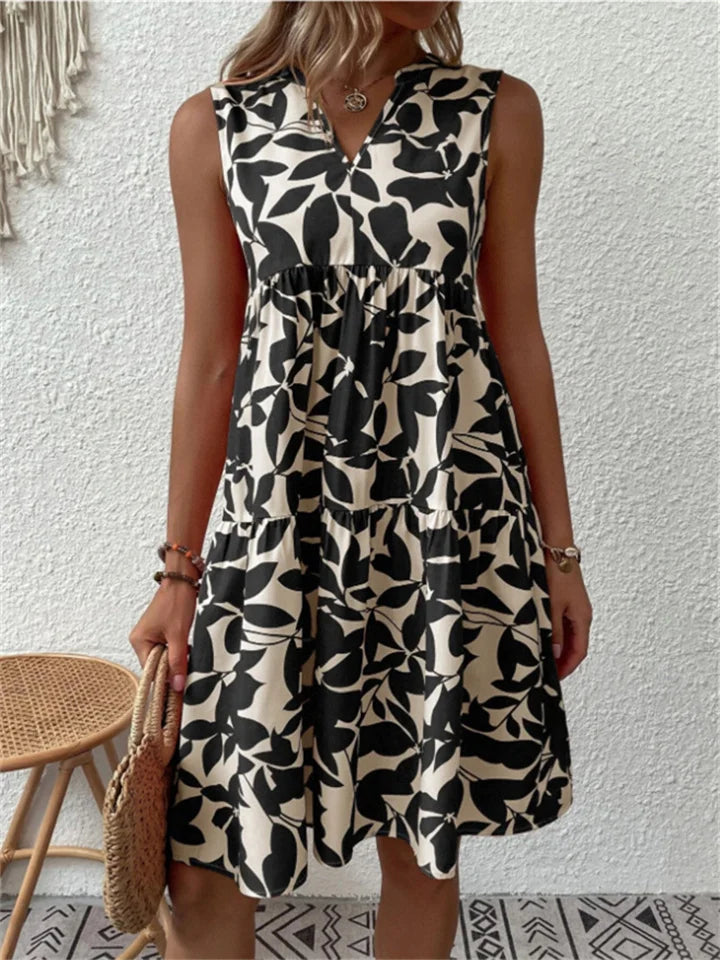 Allegra – Summer Leaf Dress