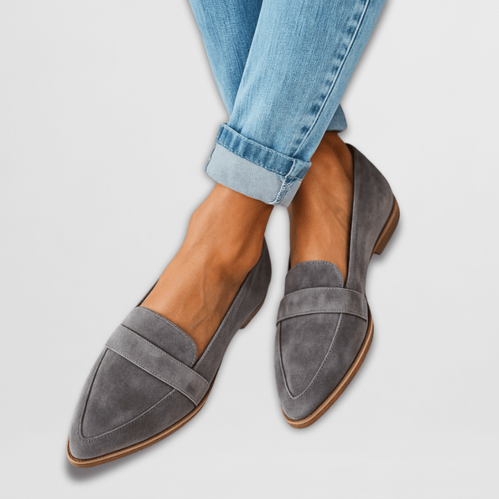 Alessia | Luxurious Suede Slip-On Loafers