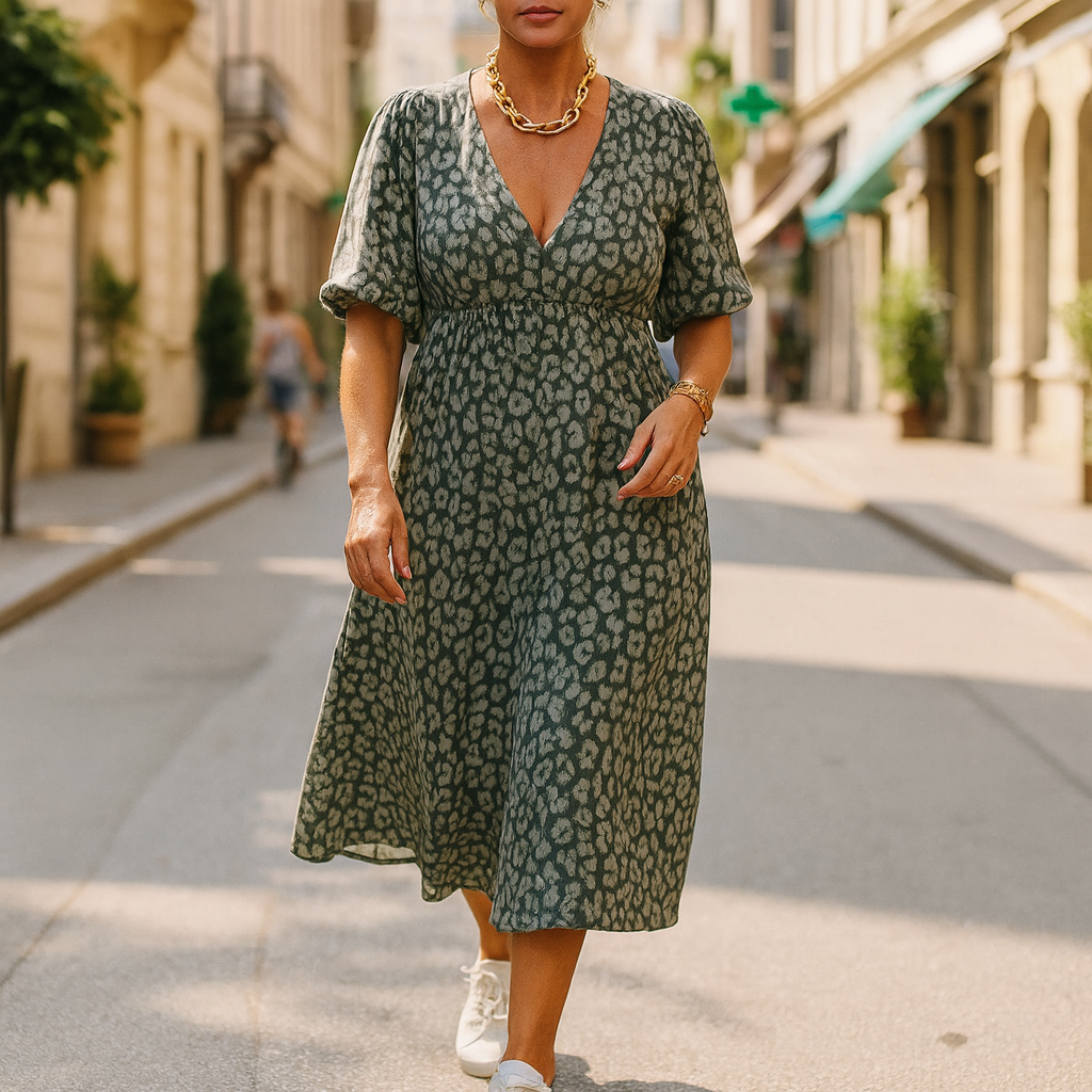 Becca™ | V-Neck Summer Maxi Dress