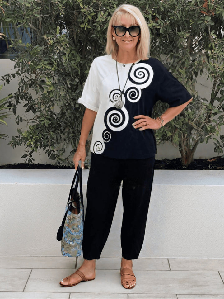 Améa | Printed Floral Pants Set