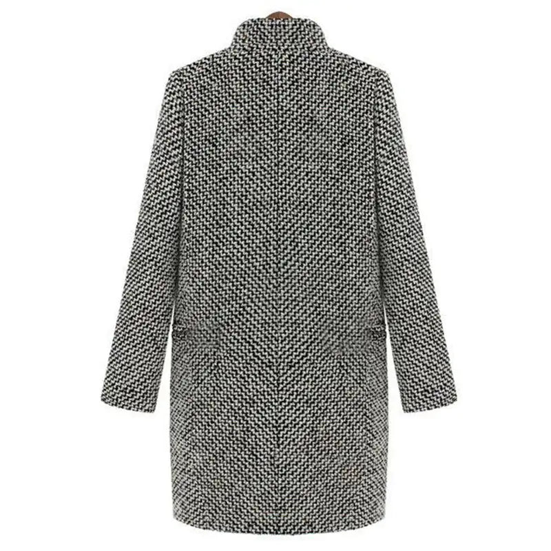 Cecilia | Elegant Long Wool Coat