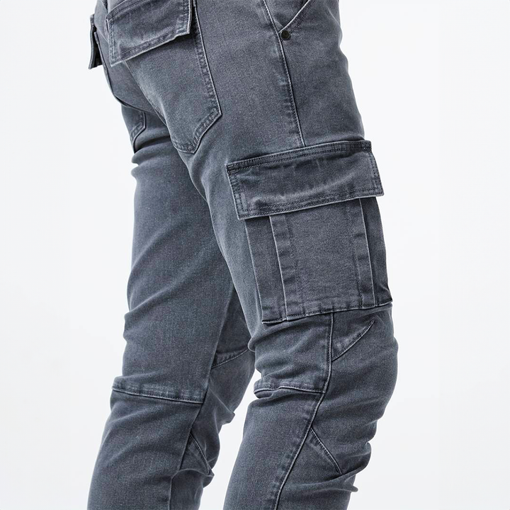 Metro Denim Cargo Jeans