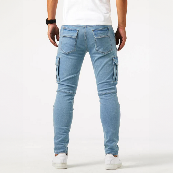 Metro Denim Cargo Jeans