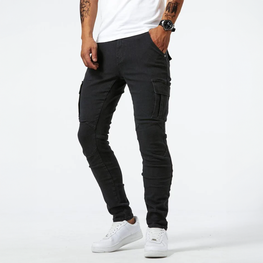 Metro Denim Cargo Jeans