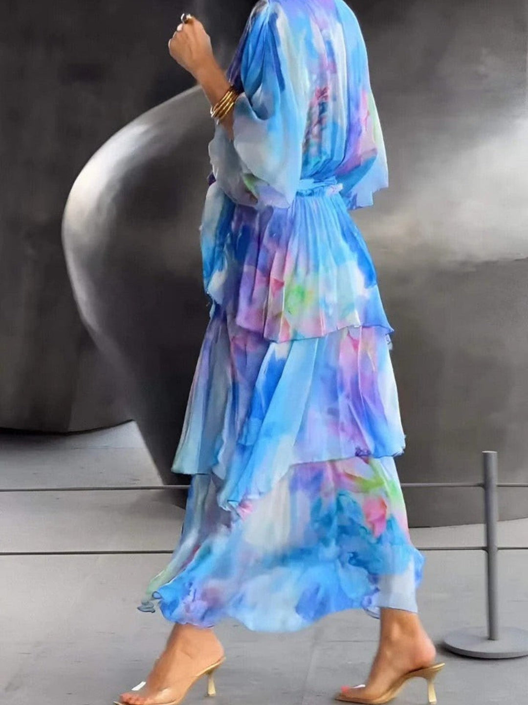 Diana | Elegant V-Neck Dress