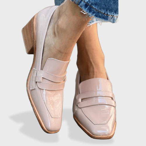 Elaine™ - Glossy Patent Leather Loafers