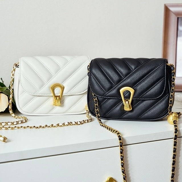 Yarrah | Genuine Leather Mini Chain Shoulder Bag