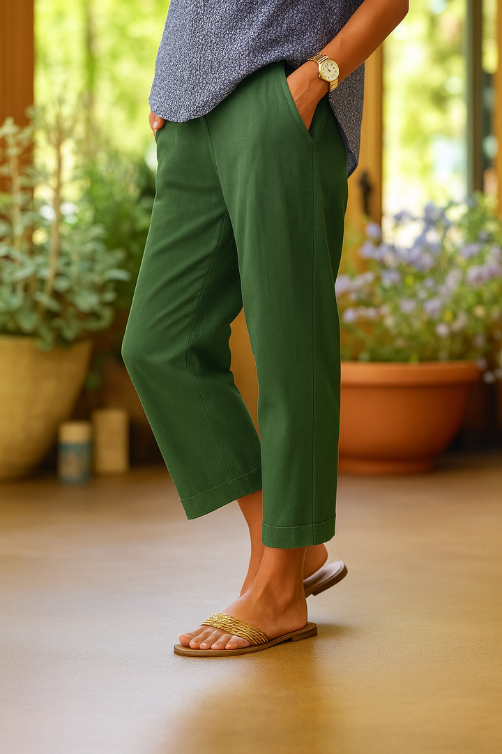 Bela Linen Trousers - Chic and Lightweight