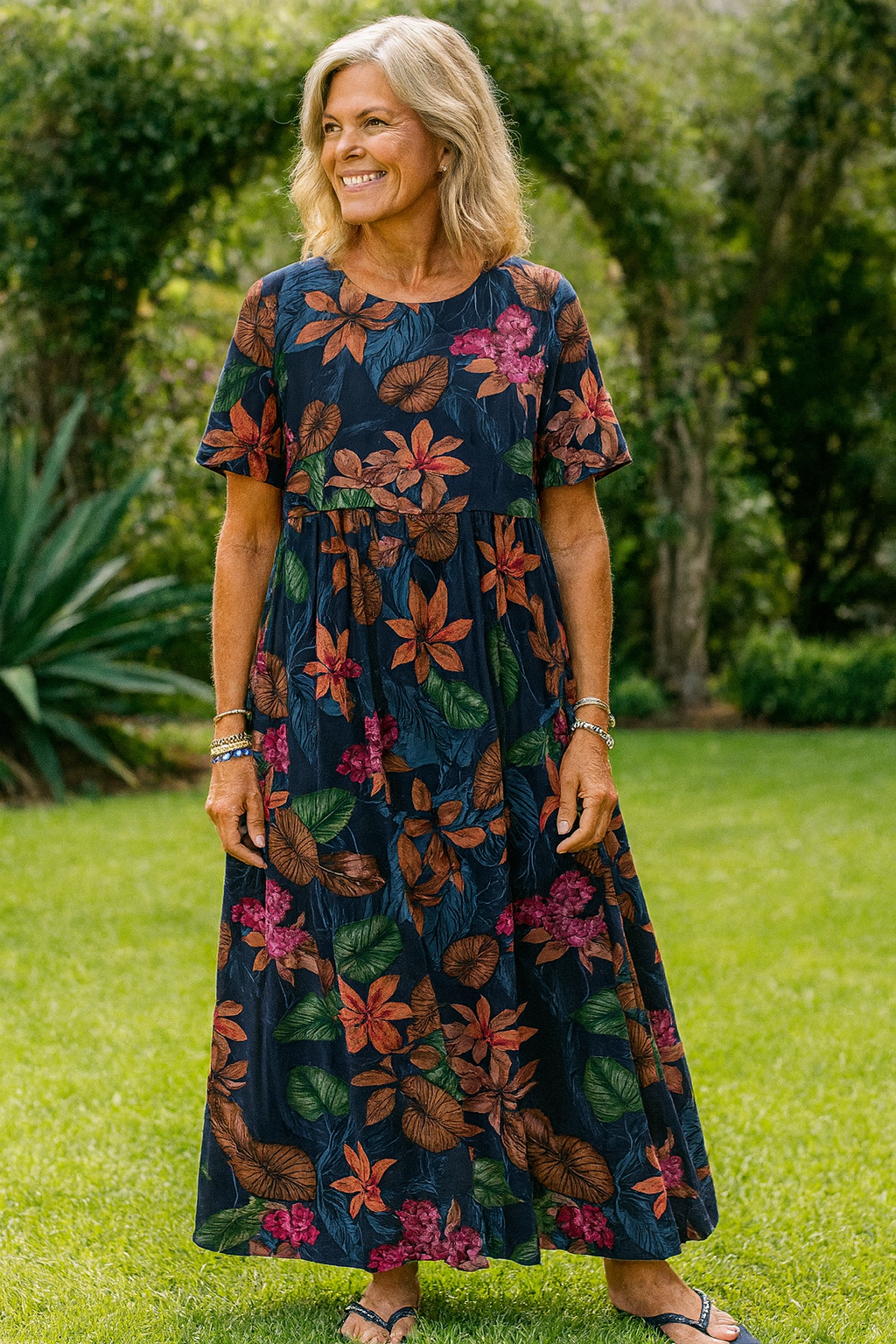 Masie | Effortless Floral Maxi Dress – Embrace Comfort and Confidence