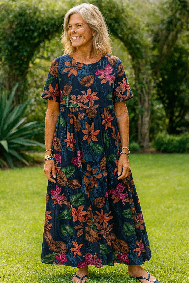 Masie | Effortless Floral Maxi Dress – Embrace Comfort and Confidence