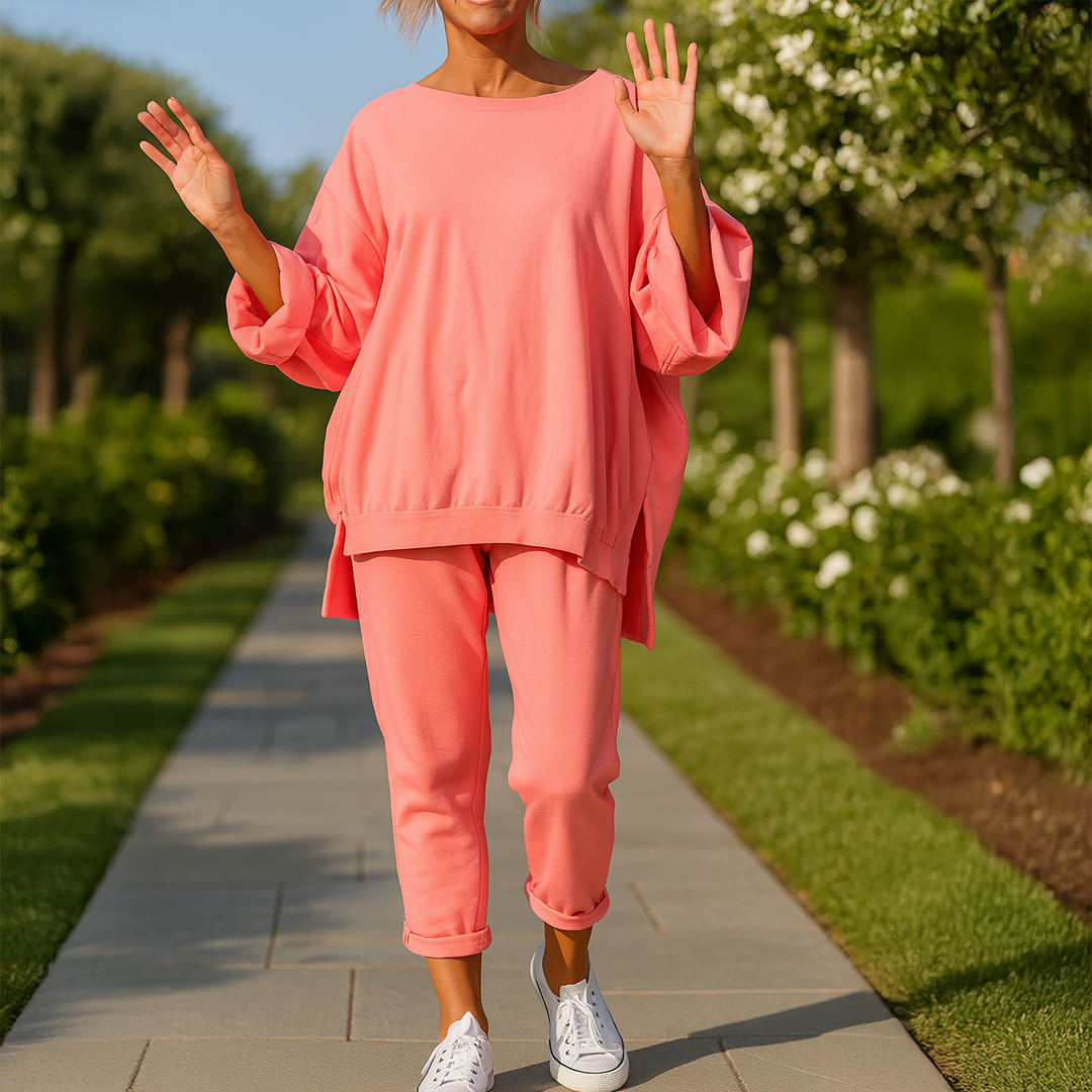 Tahlia™ | Trendy Loose Sweatshirt and Trousers Set