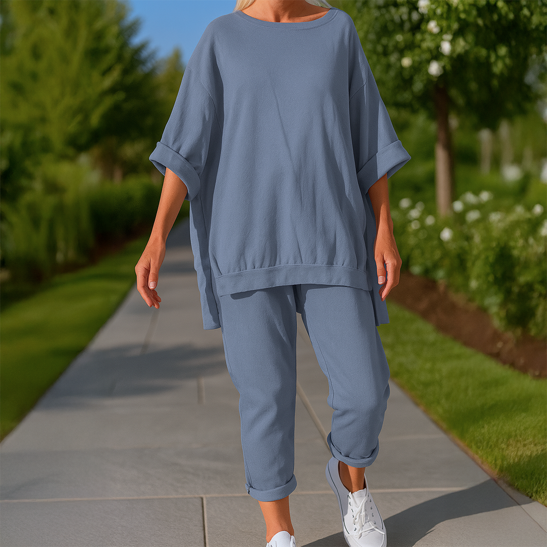 Tahlia™ | Trendy Loose Sweatshirt and Trousers Set