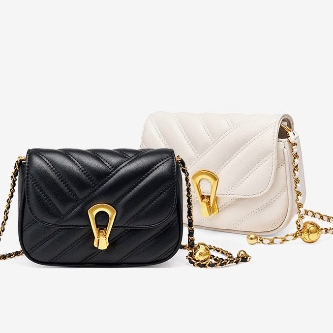 Yarrah | Genuine Leather Mini Chain Shoulder Bag