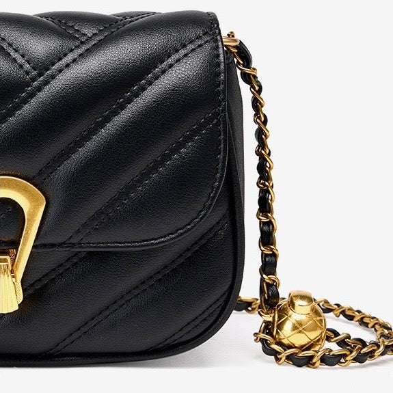 Yarrah | Genuine Leather Mini Chain Shoulder Bag