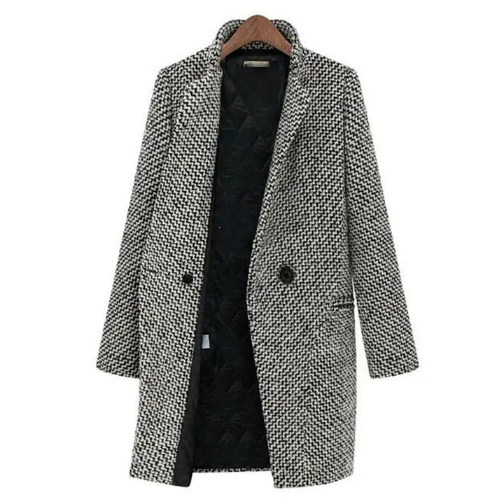 Cecilia | Elegant Long Wool Coat