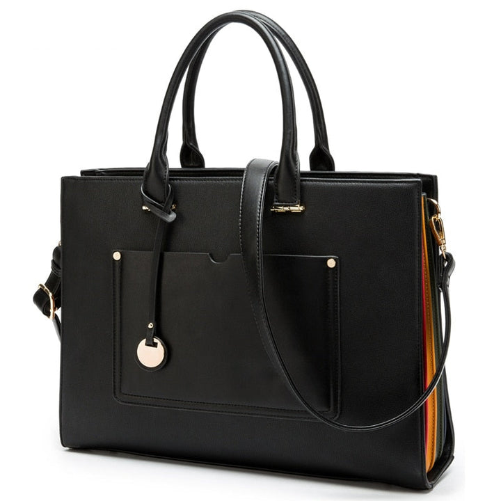 Prolina - Leather Tote Laptop Bag