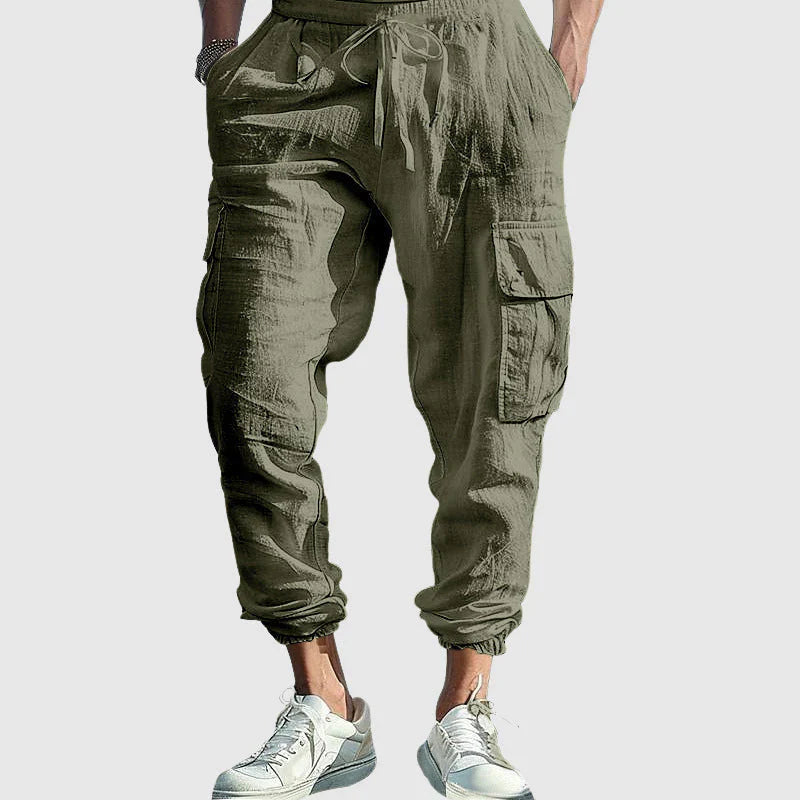 Hayes Linen Cargo Pants