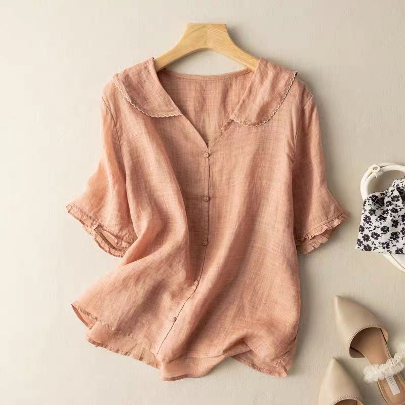 Adele | Airy Linen Blouse