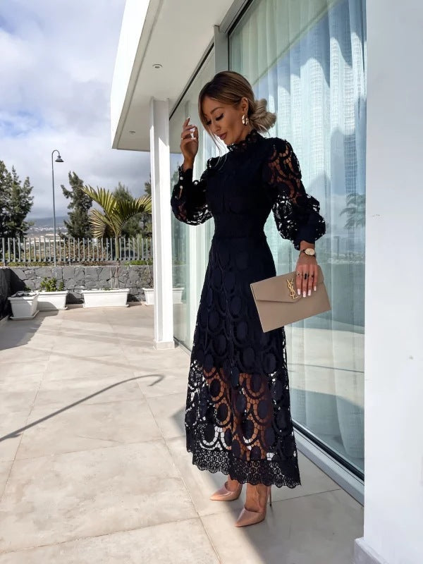 Georgina™ | Stylish French Lace Dress
