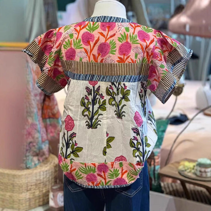 Carola – Embroidered Boho Blouse