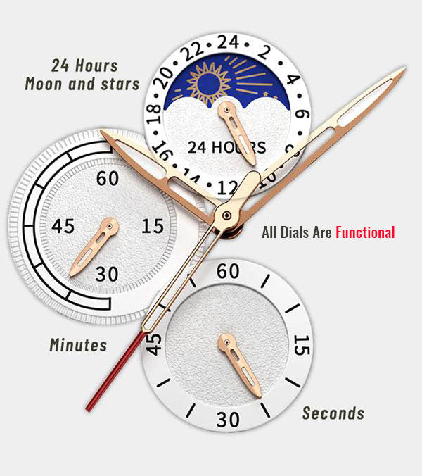 Premium Leather Quartz Timepiece