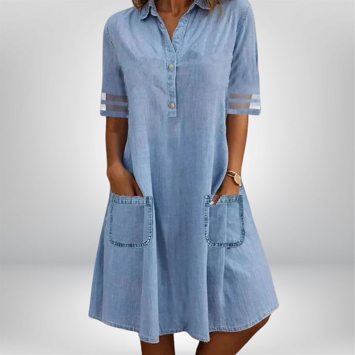 Jeanina® | Lightweight Denim Dress