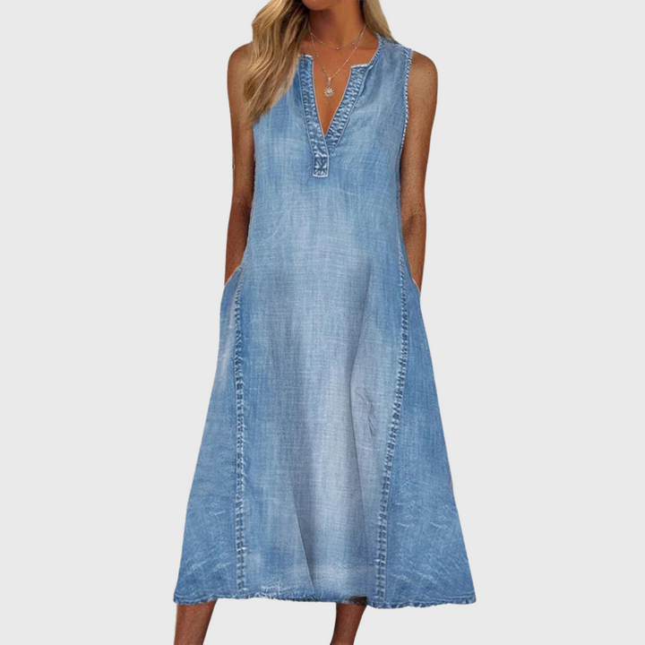 Jeanina® | Comfortable Denim Dress