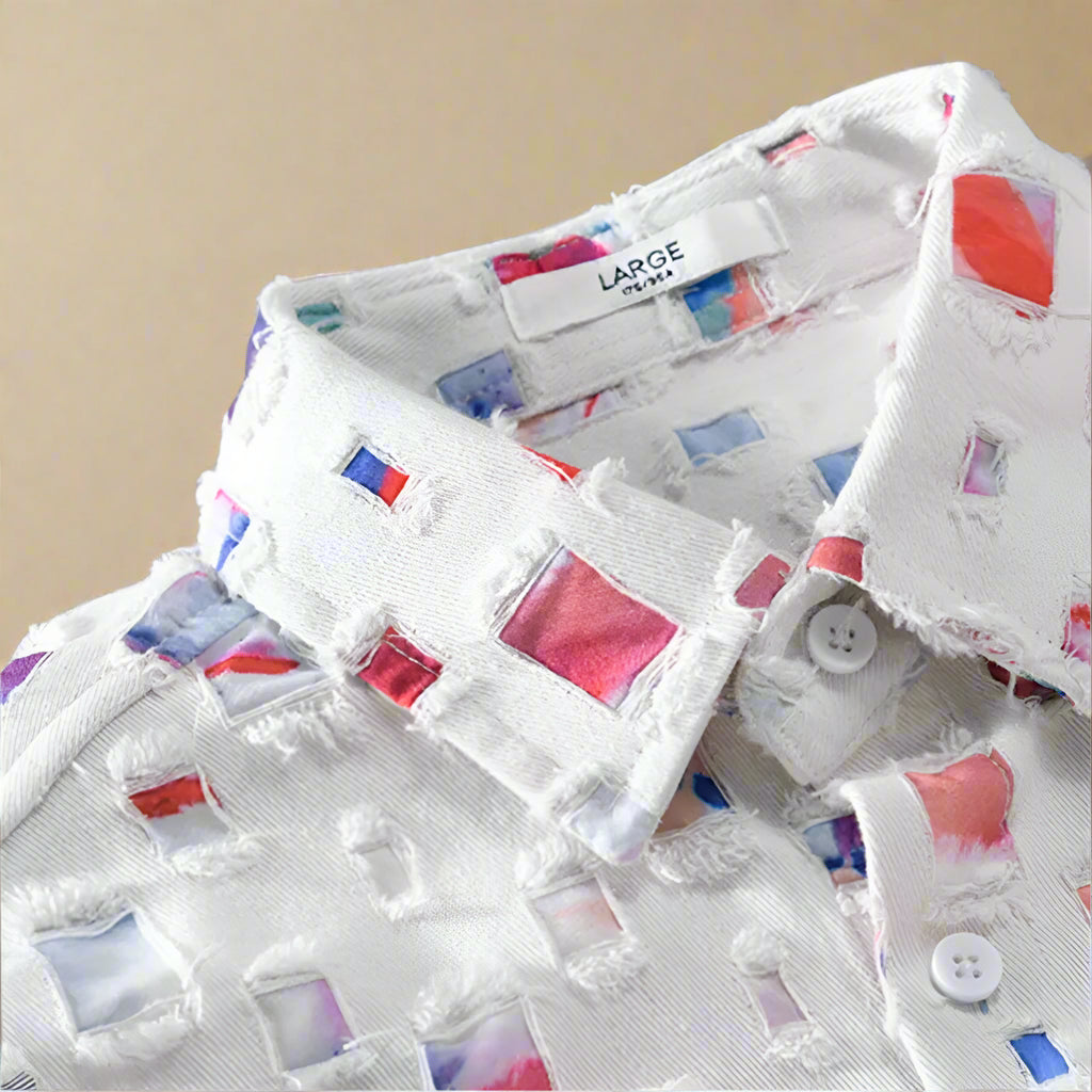 Fernando - Stylish Mosaic Print Shirt