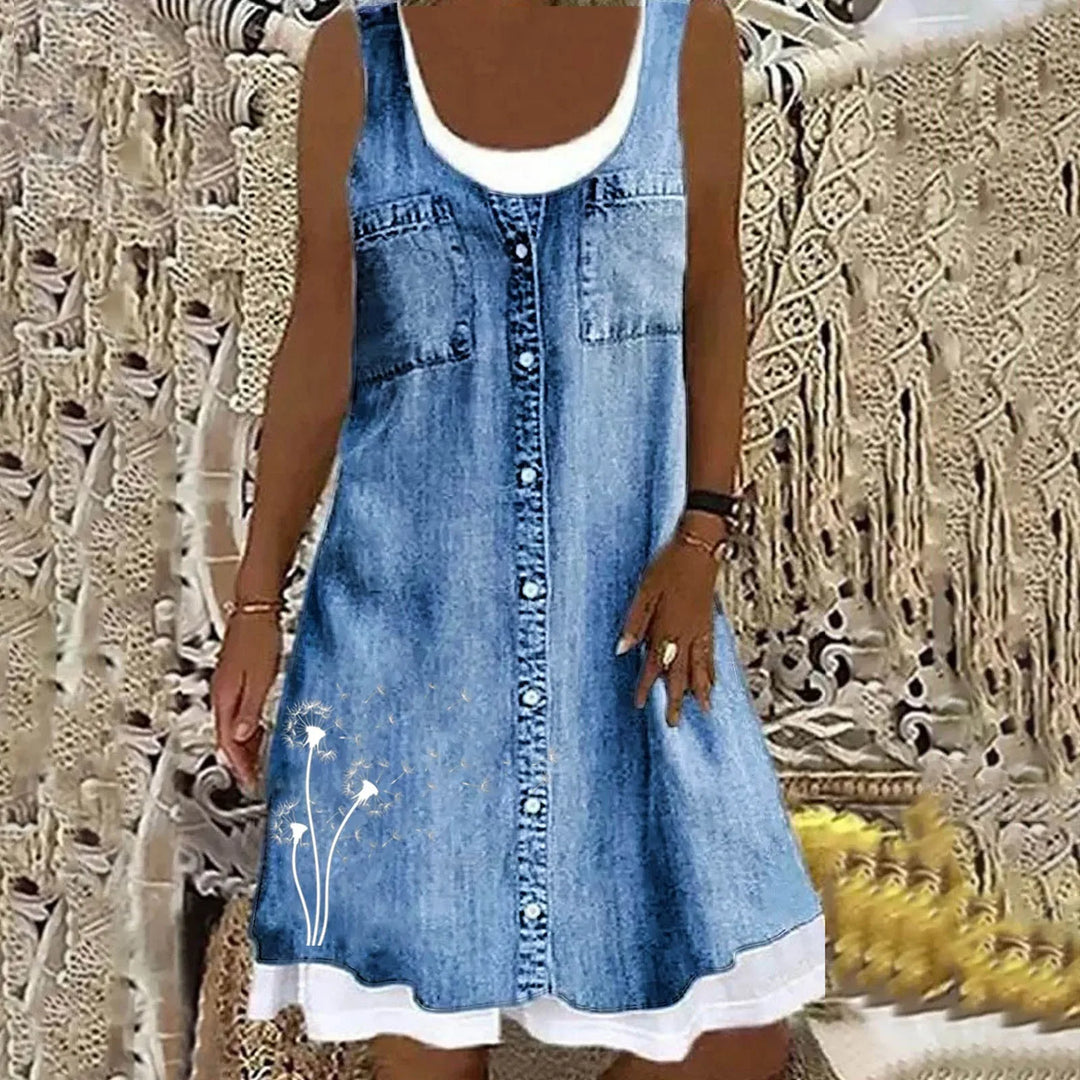 Jeanina™ | Chic and Comfortable Denim Dress