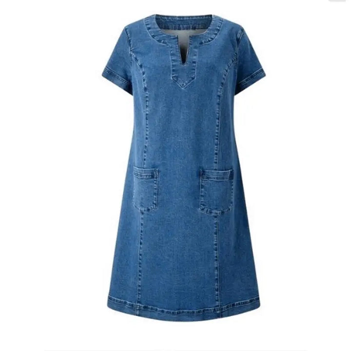 Jeanina® | Cozy Denim Dress