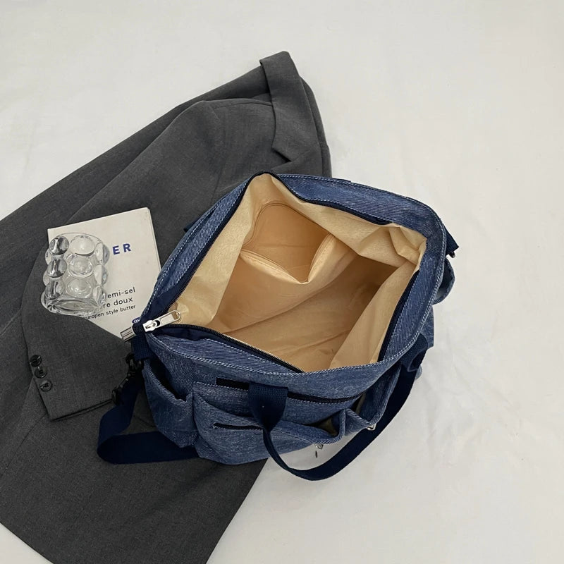 R Castelli Denim Tote Bag