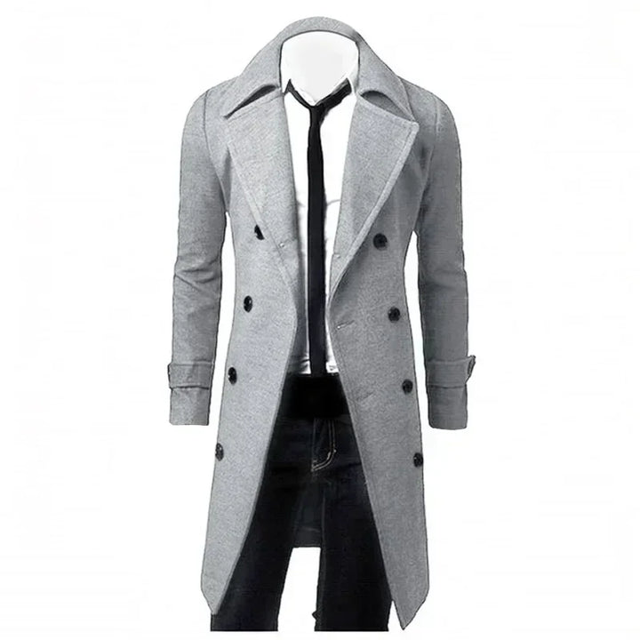Spencer | Double Breasted Slim Fit Trenchcoat