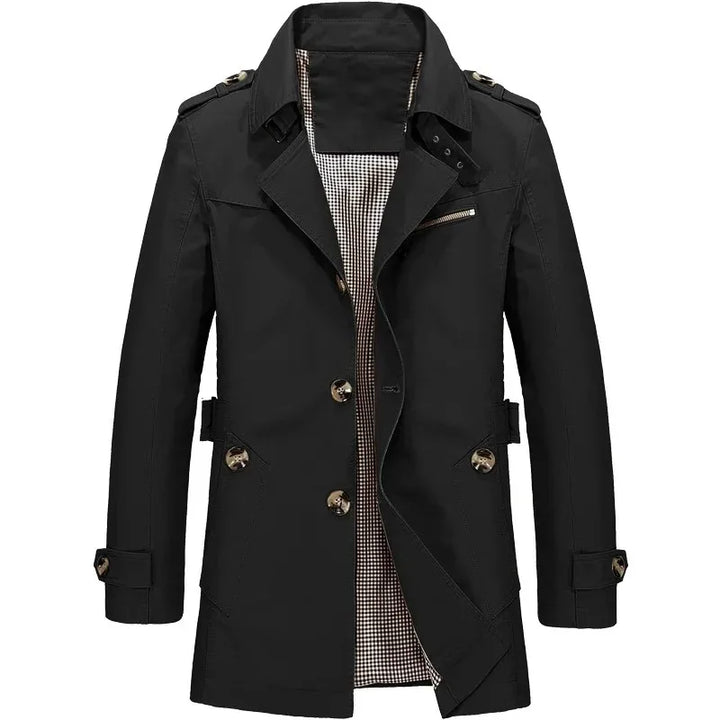 LEDUNTINO Long Section Trench Coat