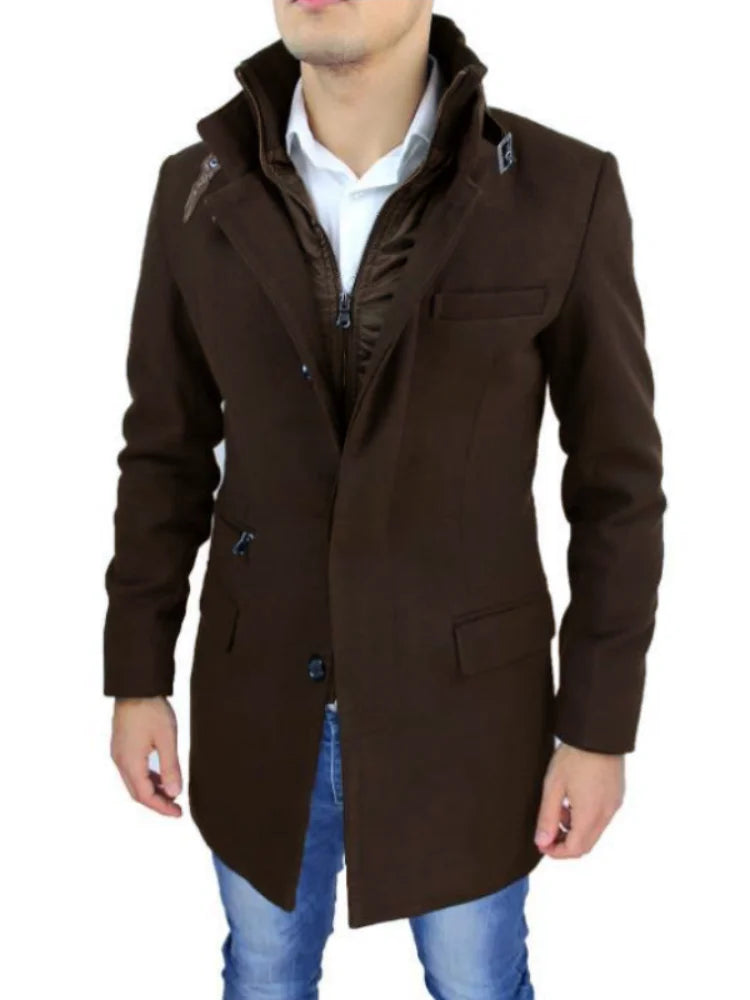Evans | Windproof Jacket with Faux Vest