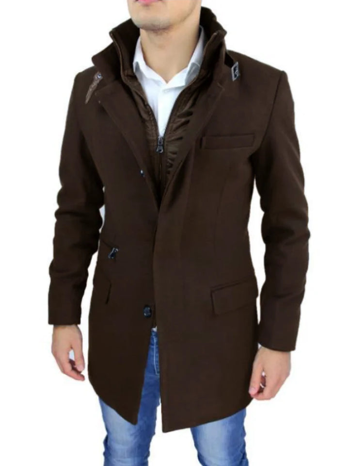 Evans | Windproof Jacket with Faux Vest