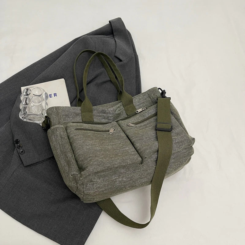 R Castelli Denim Tote Bag