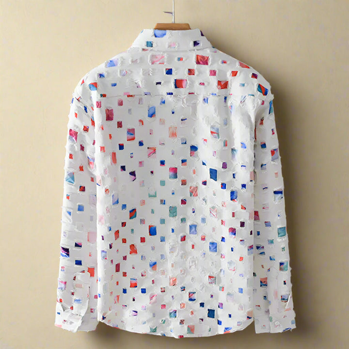 Fernando - Stylish Mosaic Print Shirt