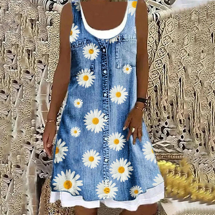 Jeanina™ | Chic and Comfortable Denim Dress