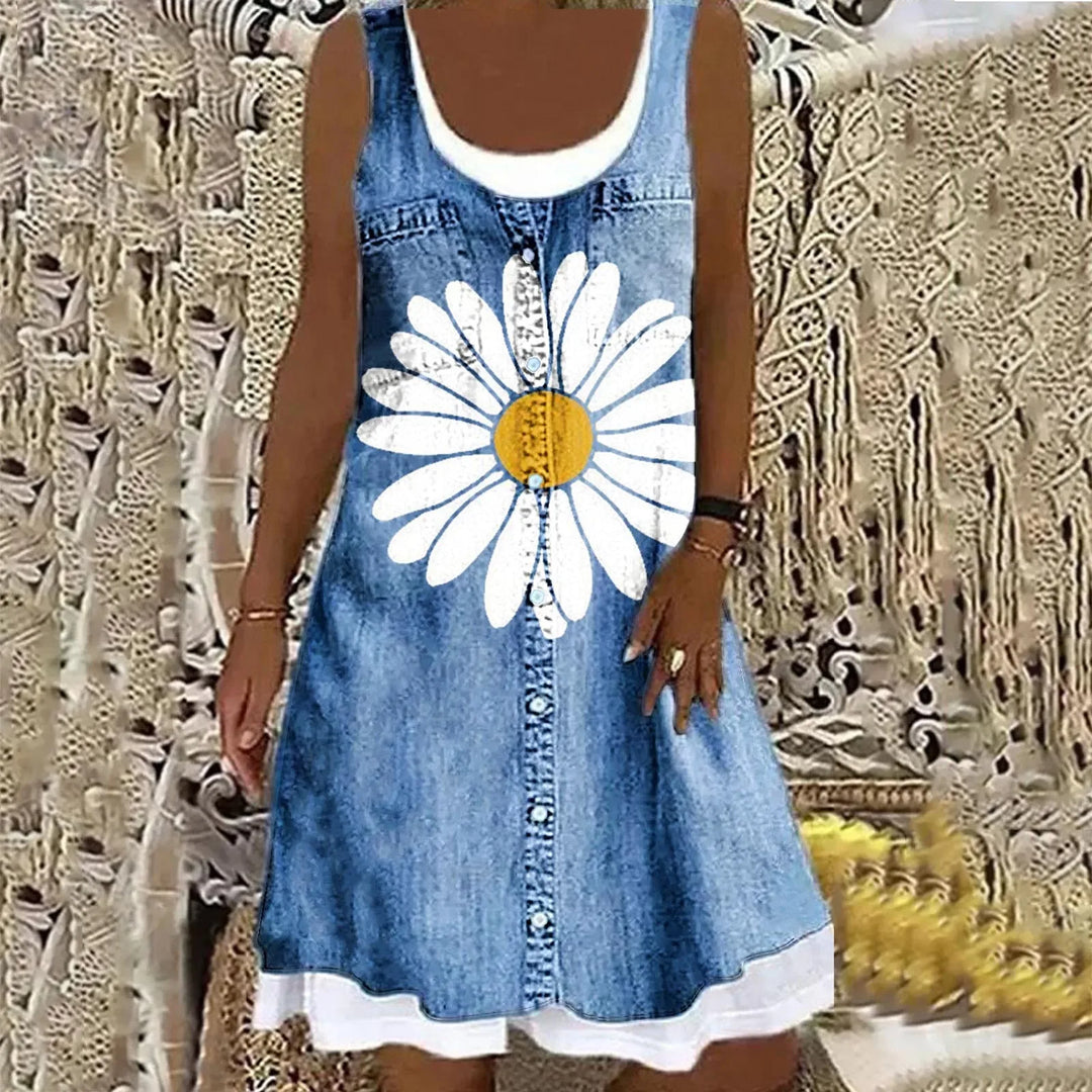 Jeanina™ | Chic and Comfortable Denim Dress