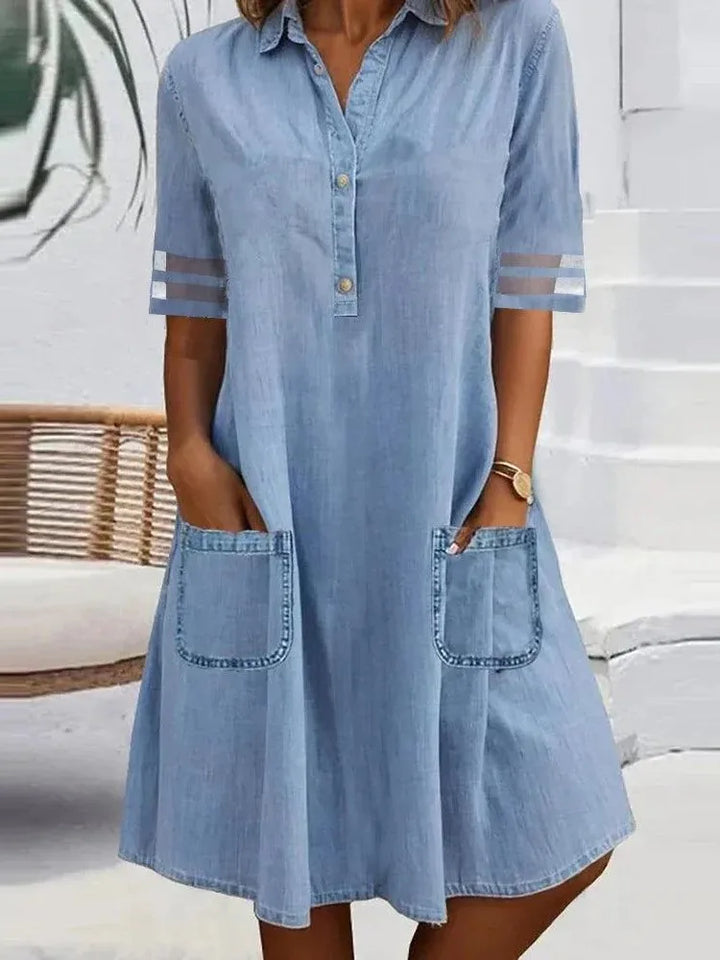 Jeanina® | Lightweight Denim Dress