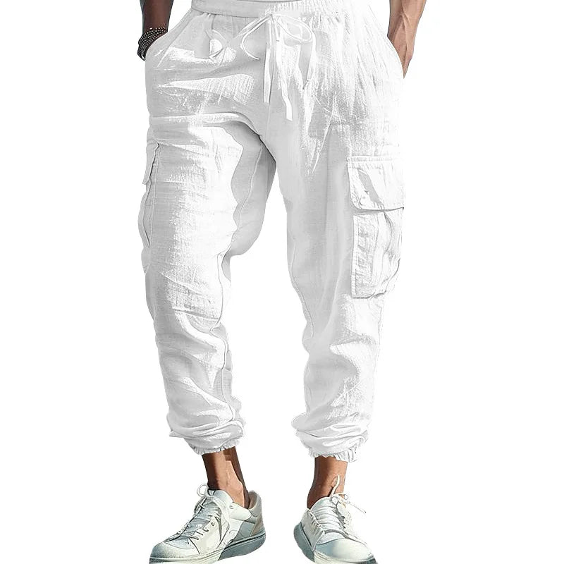 Hayes Linen Cargo Pants