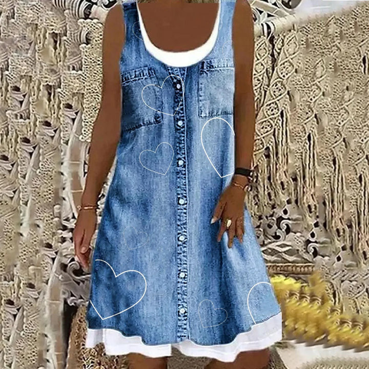 Jeanina™ | Chic and Comfortable Denim Dress