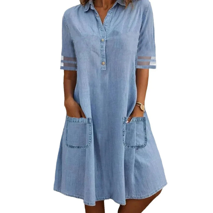 Jeanina® | Lightweight Denim Dress