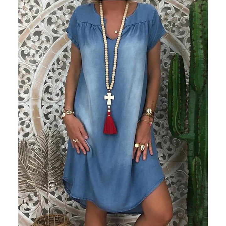 Jeanina™ | Easygoing Denim Summer Dress