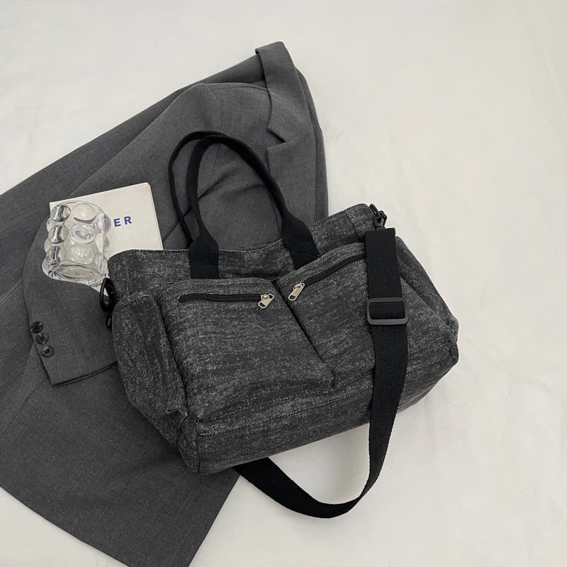 R Castelli Denim Tote Bag