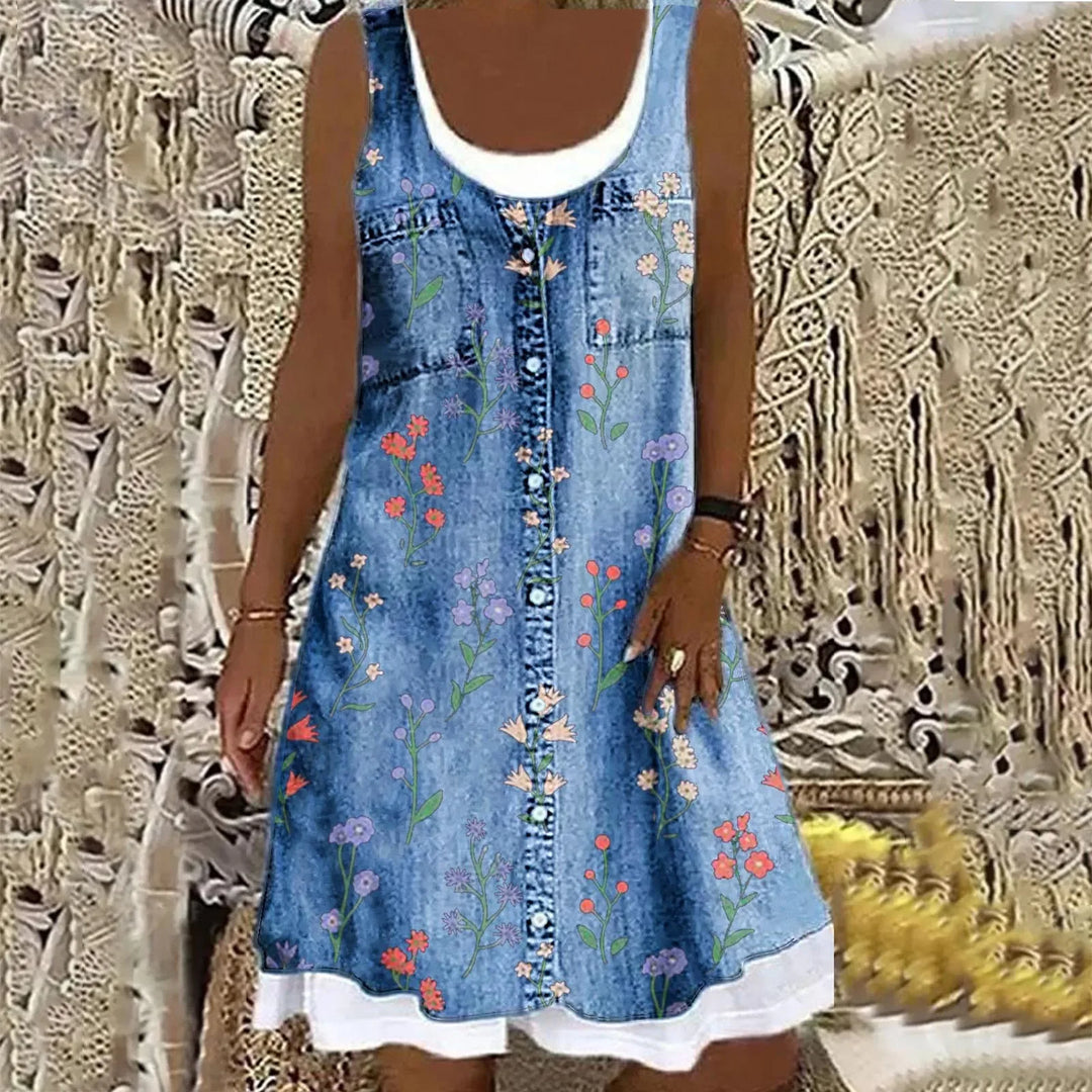 Jeanina™ | Chic and Comfortable Denim Dress