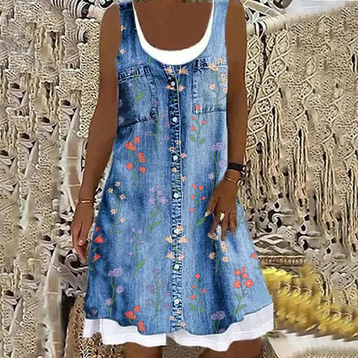 Jeanina™ | Chic and Comfortable Denim Dress