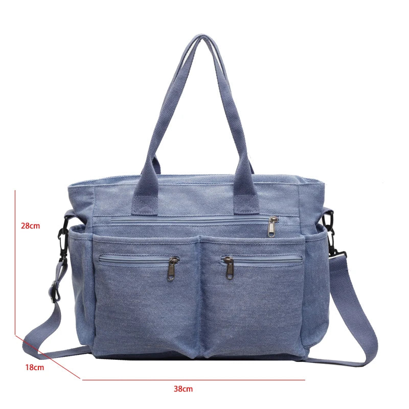 R Castelli Denim Tote Bag