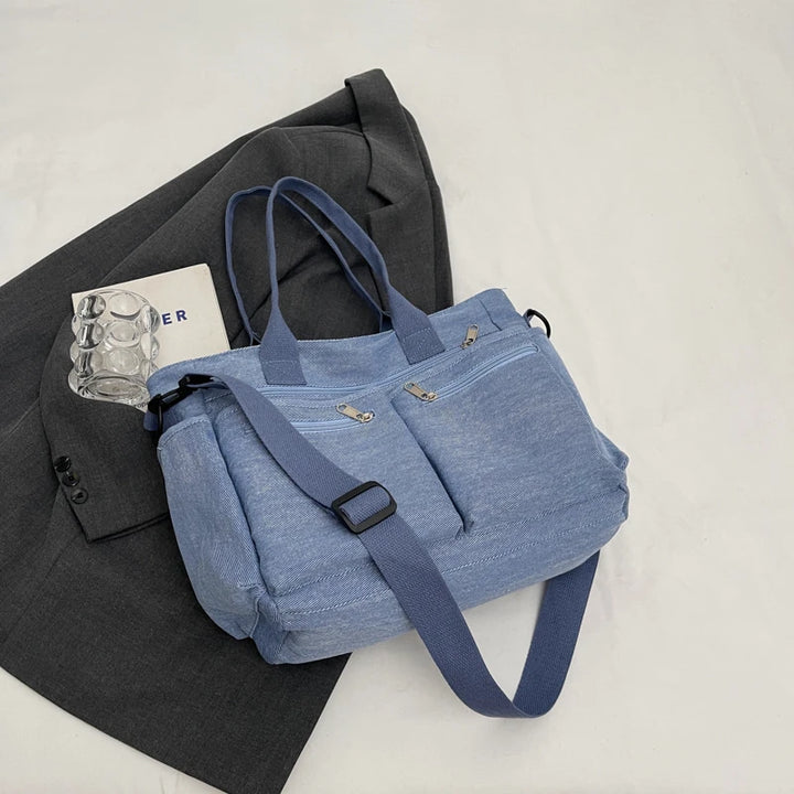 R Castelli Denim Tote Bag