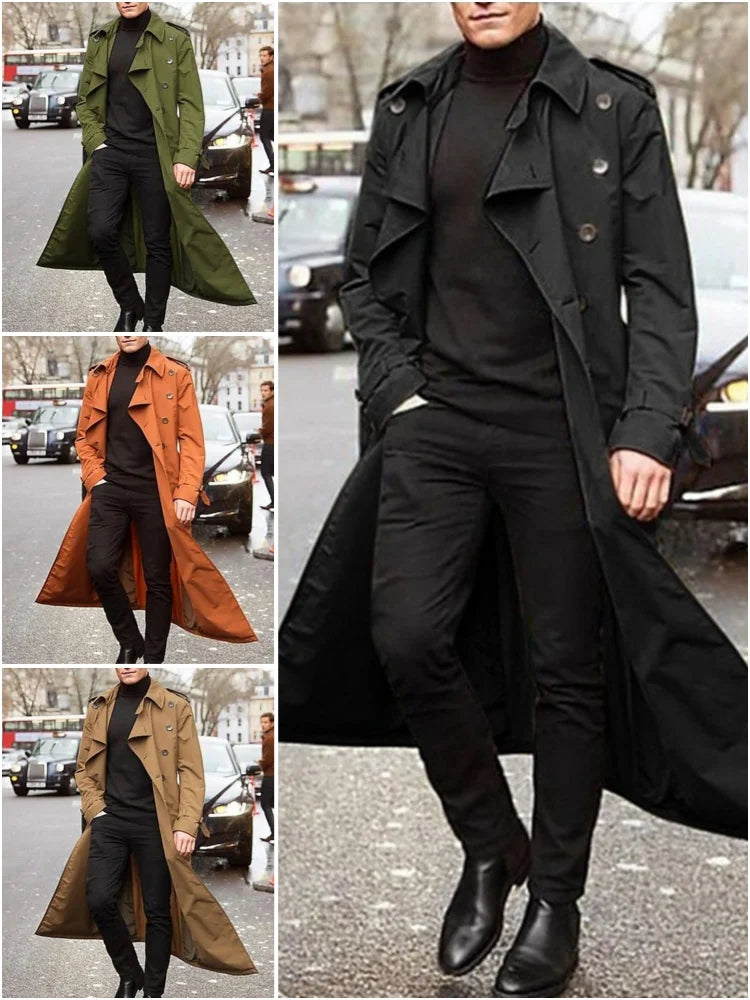 Statham Streetwear Trench Coat